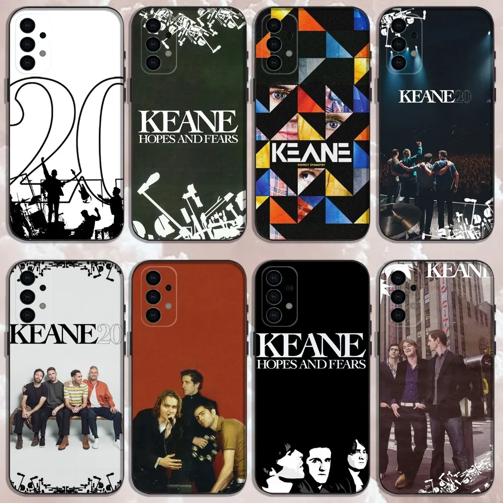 

Music K-KEANE Phone Case For Samsung Galaxy A13,A21s,A22,A31,A32,A52,A53,A71,A80,Soft Black Shell