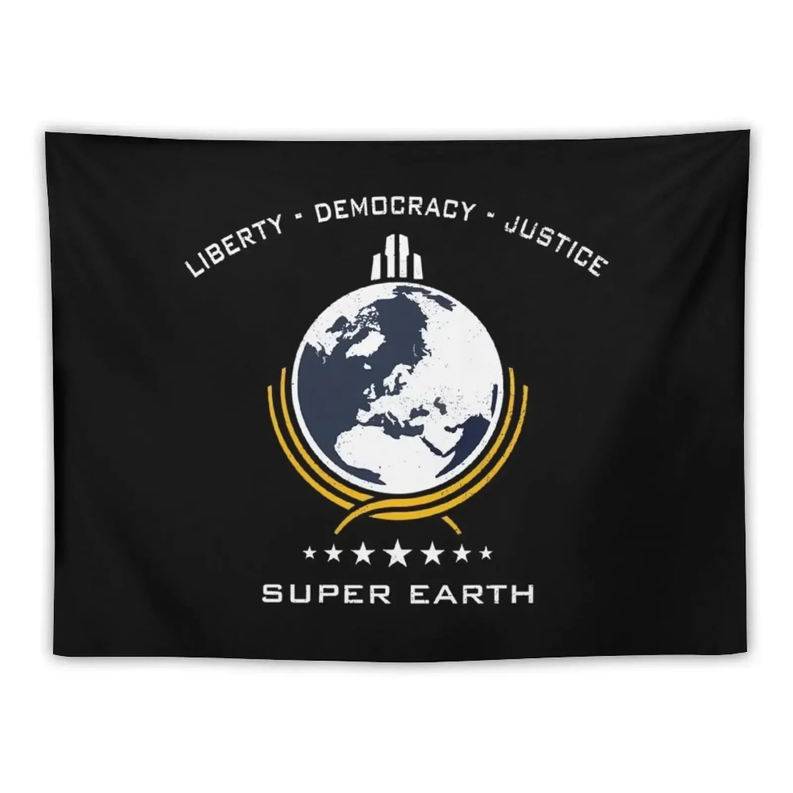 

Super Earth Diving Into Hell For Liberty Tapestry For Bedroom Tapete For The Wall Decoration Wall Tapestry