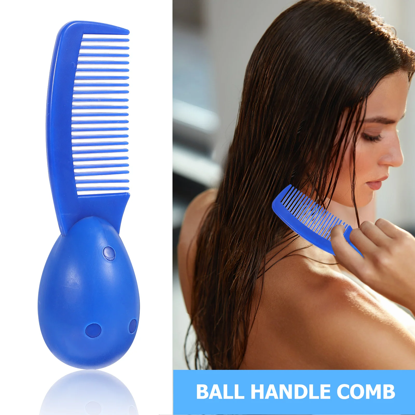 3 قطع أمشاط سجن صغيرة محمولة لفك تشابك الشعر للرجال والنساء مرافق تصحيحية آمنة وخفيفة الوزن وسهلة الاستخدام #5