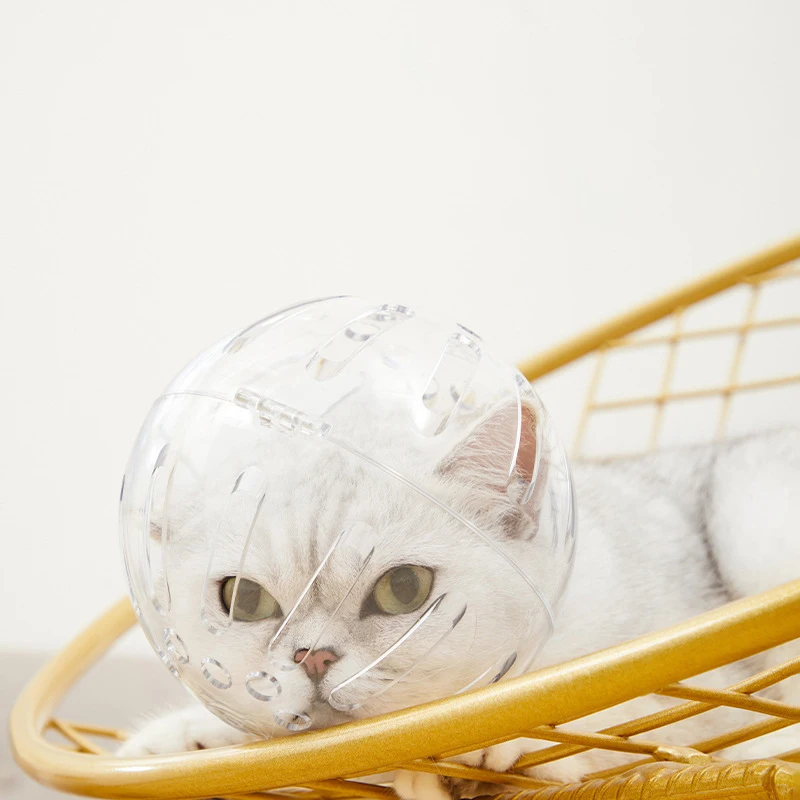 Cat Muzzle with Nail Clippers Trimmer Set - Cat Adjustable Hood, Breathable Anti Bite Muzzles Prevent Cats from Biting