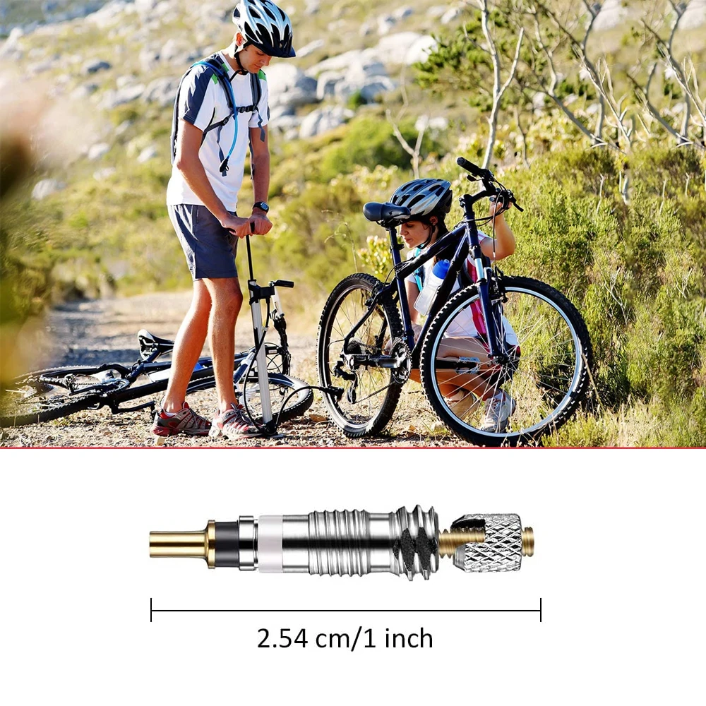 5Pcs/Lot Presta Valve Core - Brass Replacement Tubeless Core with Free Removal Tool for Road Bikes, MTB and More