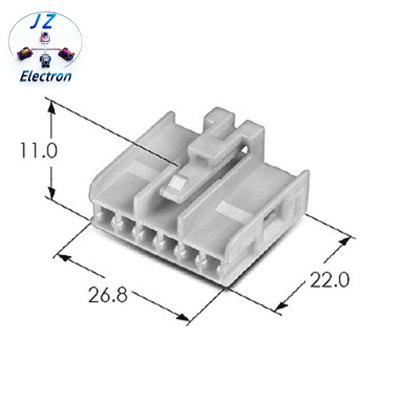 100PCS Original Genuine MG611777-5 Black Connector Housings Automotive Smart Electronic Devices