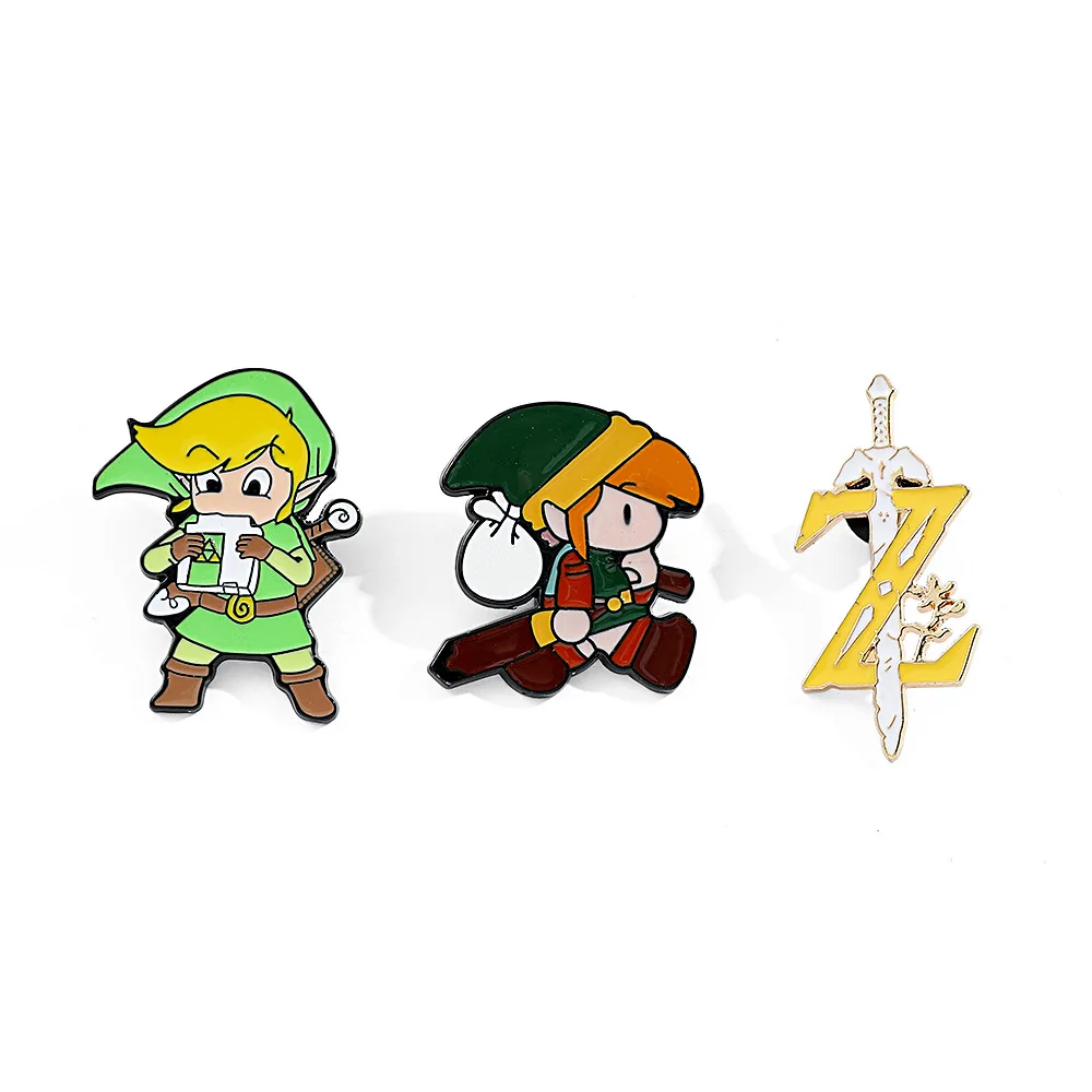 Anime-Spiel-Abzeichen, Emaille-Broschen, Metall-Anstecknadeln für Rucksäcke, Kostüme, Modeschmuck, Cosplay-Zubehör, Geschenke