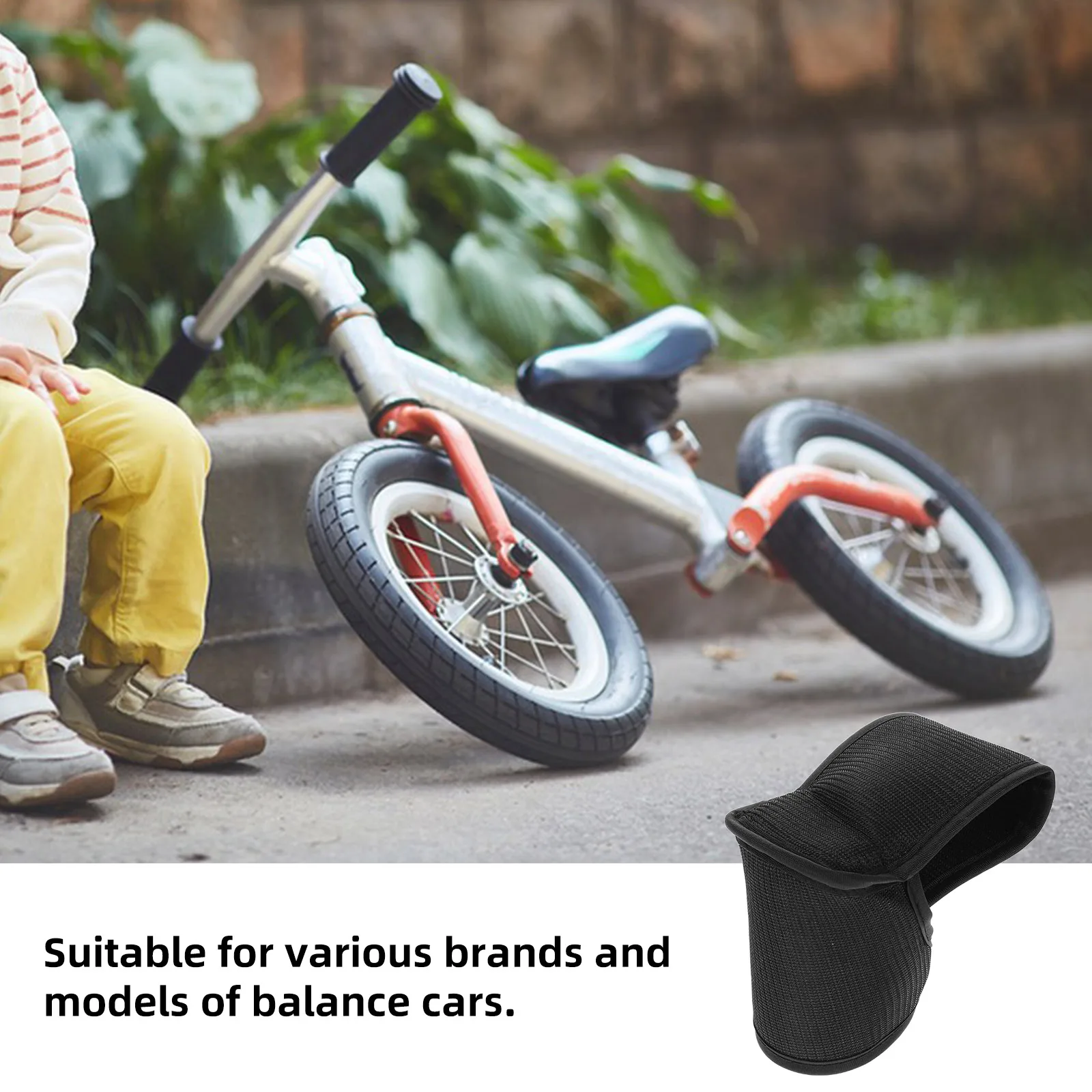 

Chest Protector Handlebar Covers Kids Scooter Grips Stroller Fabric Bicycle Child Safety Decorative Accessories
