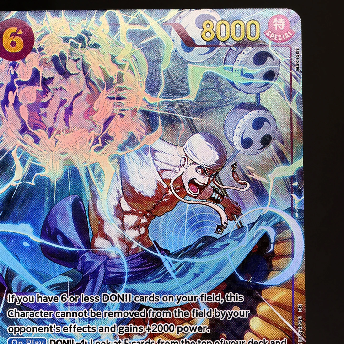 One Piece TCG OPCG English OP15-118 Enel SEC OP15 deck 6 Cost Purple Enel  Textured Foil Embossed Card Anime Collectible Cards - AliExpress 26