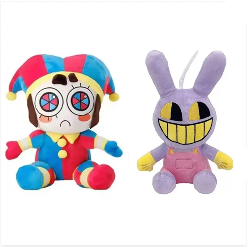 Hot The Amazing Digital Circus Pomni Jester Clown Plush Toy Soft Stuffed Cartoon Doll Home Decor Throw Pillow For Adult Gift - view 5