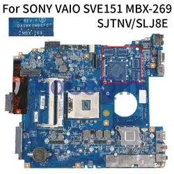 DA0HK5MB6F0 para SONY VAIO SVE15 SVE151 MBX-269 placa base para portátil A 1876097 Un 1892857 Un 1883850 Una placa base para portátil SJTNV SLJ8E