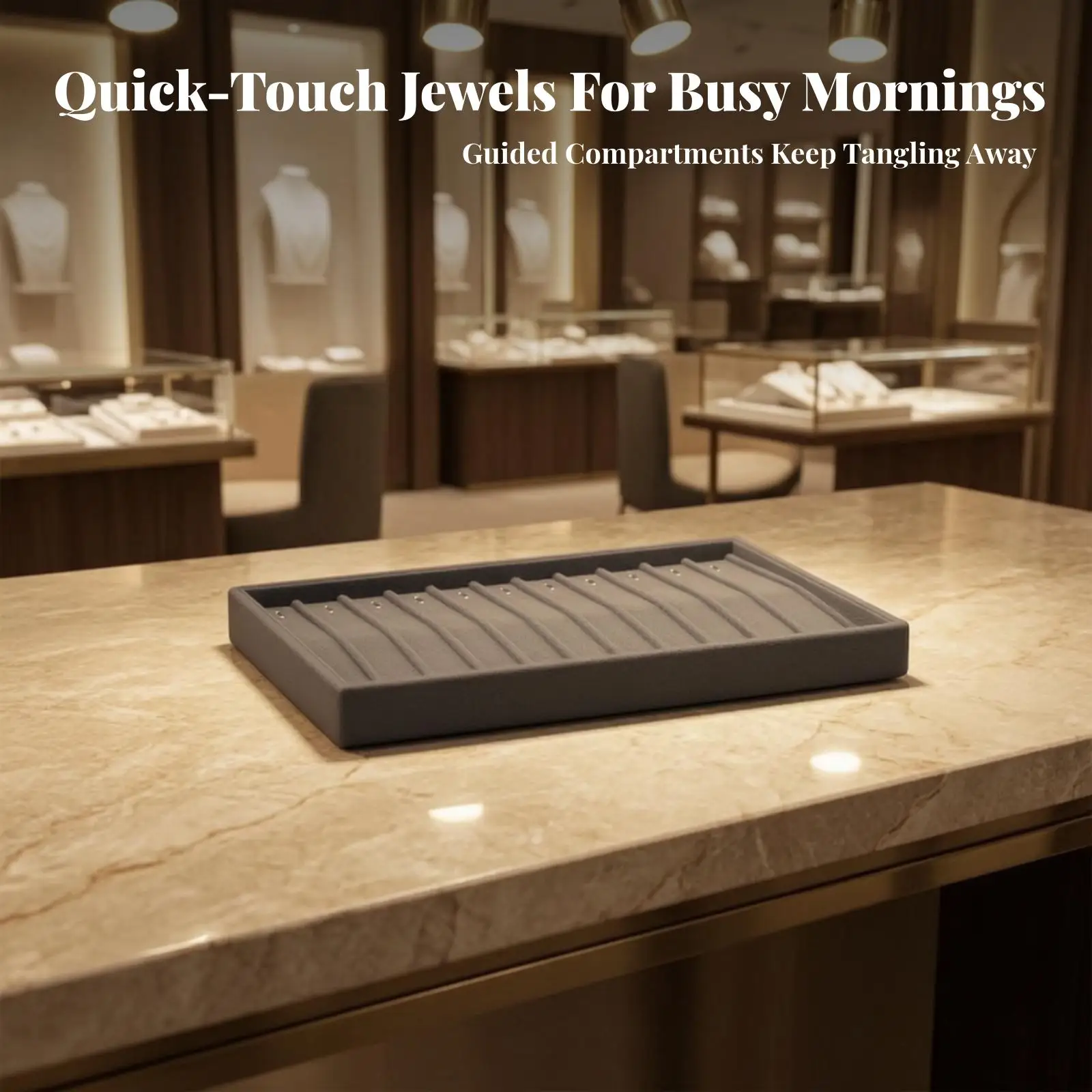 Jewelry Display Tray Professional Jewelry Presentation Tray Rectangular