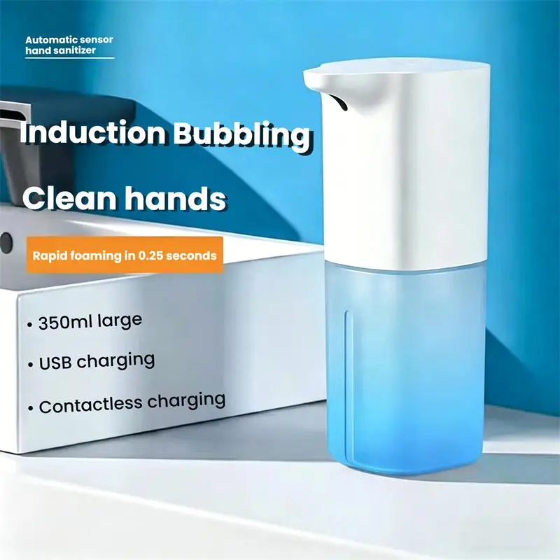 

Household non-contact infrared sensor hand soap dispenser, foam hand washing machine alcohol spray disinfection device