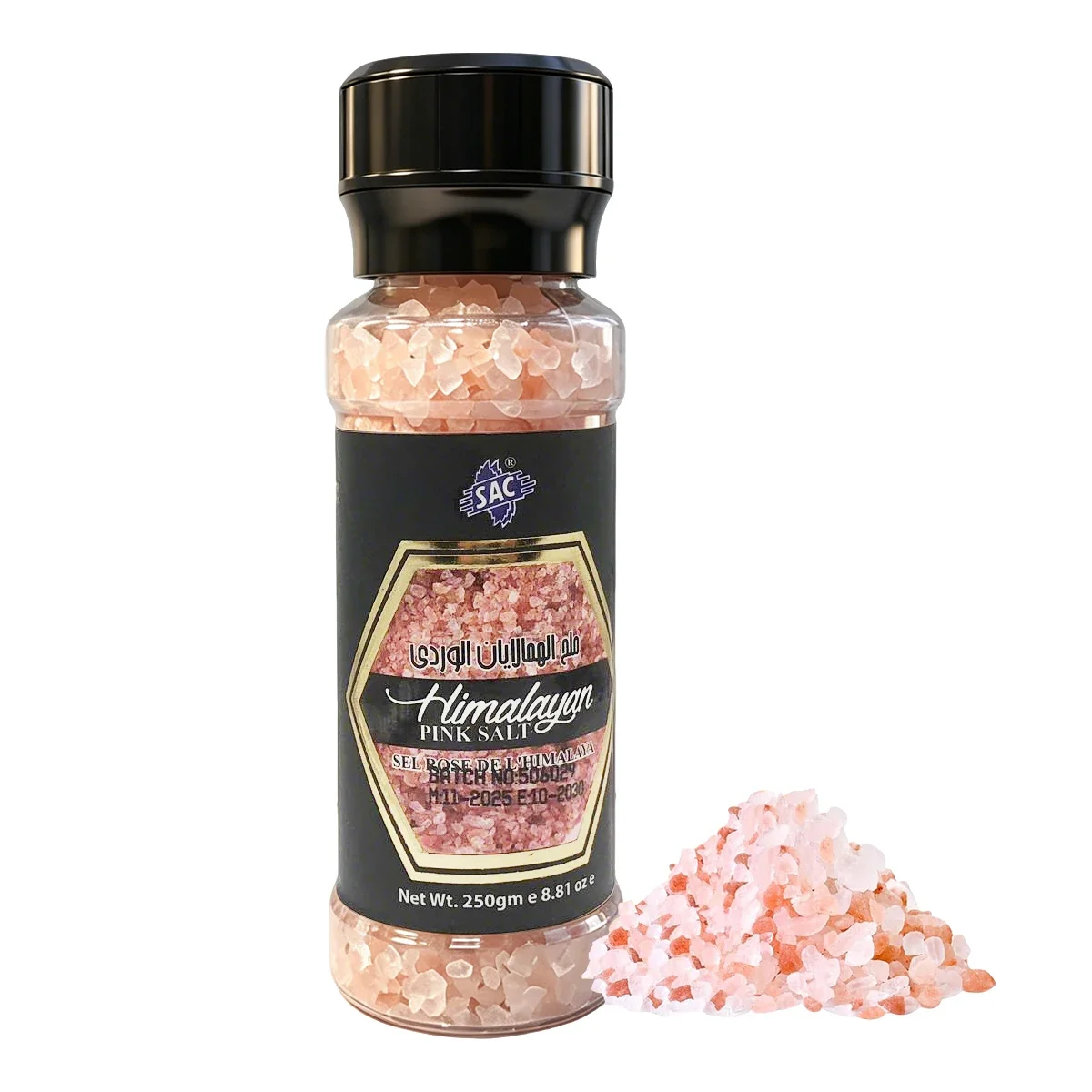 250 g(8.81 oz) bottle bath salts, Himalayan pink salt coarse salt -Great for Soaking in The Bath Or for Foot Soaks and others