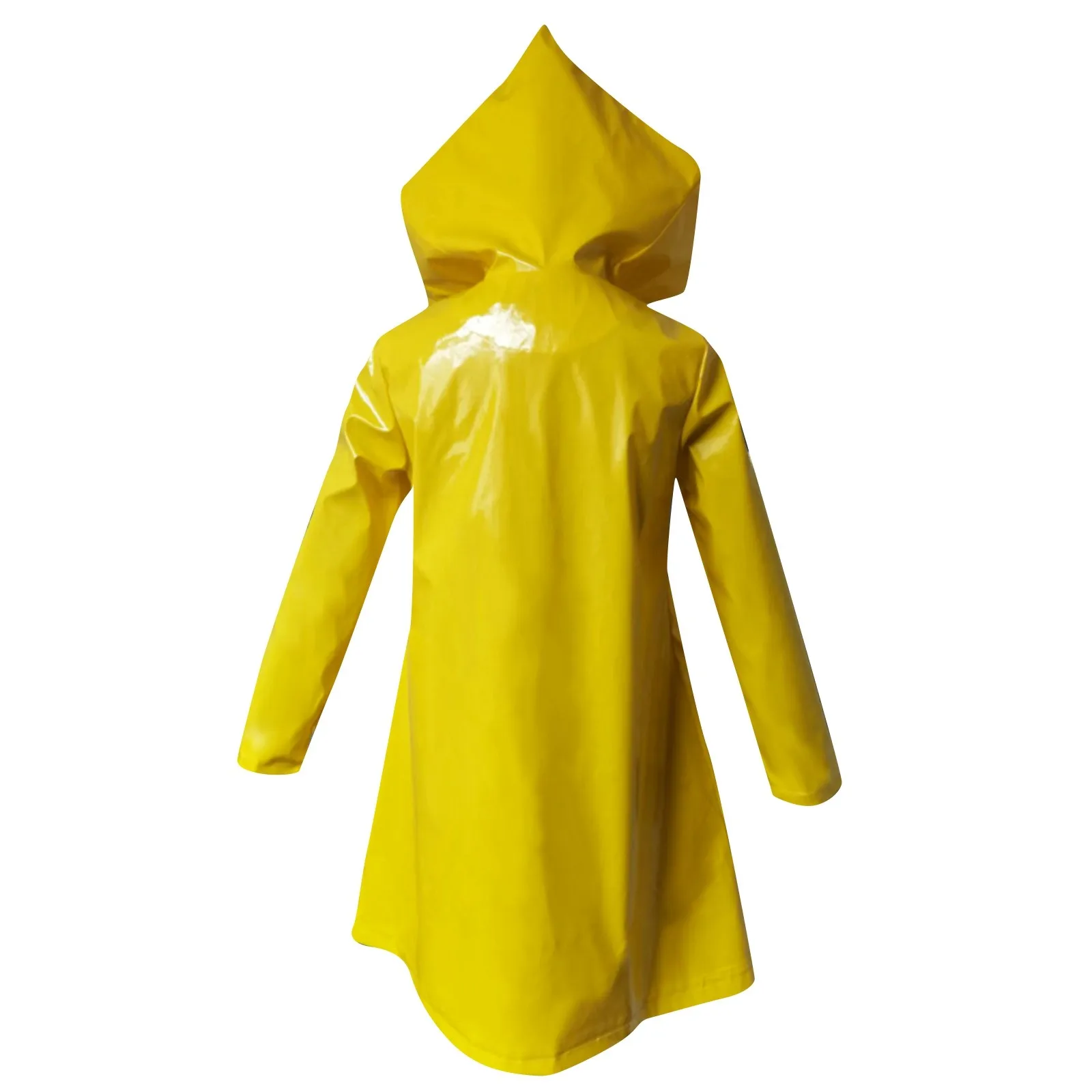 Halloween Kid Adult Little Nightmares Yellow Hooded Cape Little Six Jacket Costume Cosplay Clothing Horror Character Plays Cos