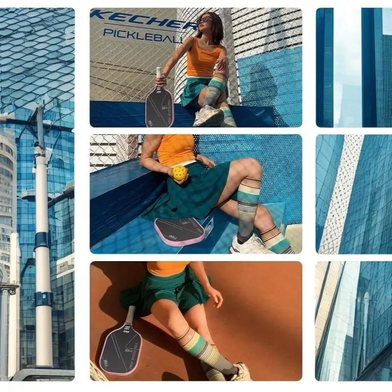 T700 Carbonfaser-Pickleball-Schläger-Set mit ergonomischem Griff, inklusive Aufbewahrungstasche und Bällen für das Heimtraining im Innenbereich. – Detail 14