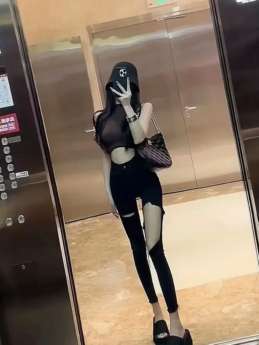 

Джинсы с высокой талией Bla, утягивающие, облегающие, укороченные, из хлопка с эластаном, в стиле ретро, весенняя мода для женщин