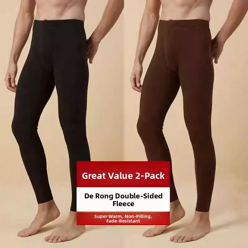 Thiened Fce Pantaloni da uomo in velluto per il tempo libero per sport invernali autunnali Pantaloni caldi dimagranti Pantaloni casual a gamba dritta resistenti all'usura