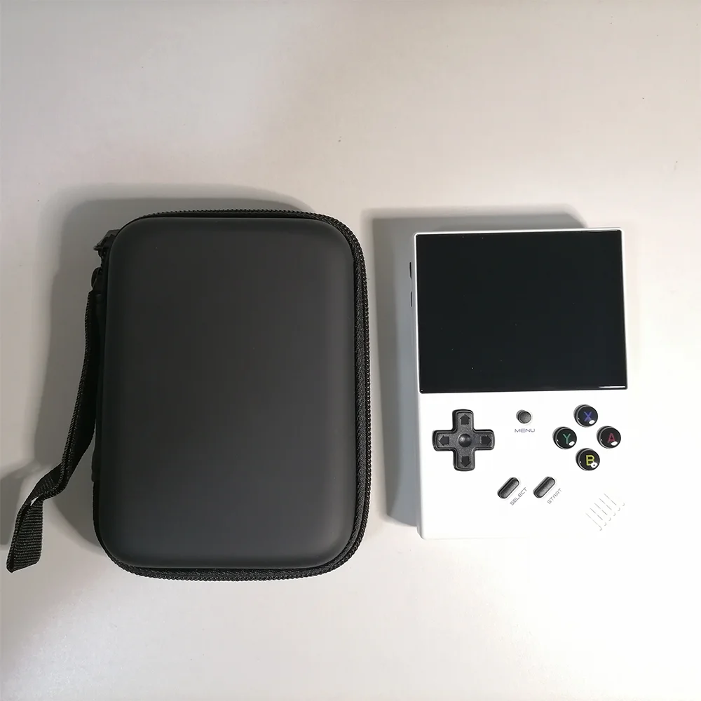 Anbernic-Bolsa de transporte para consola de juegos portátil RG35XX Plus, bolsa negra de 3,5 pulgadas, resistente al agua