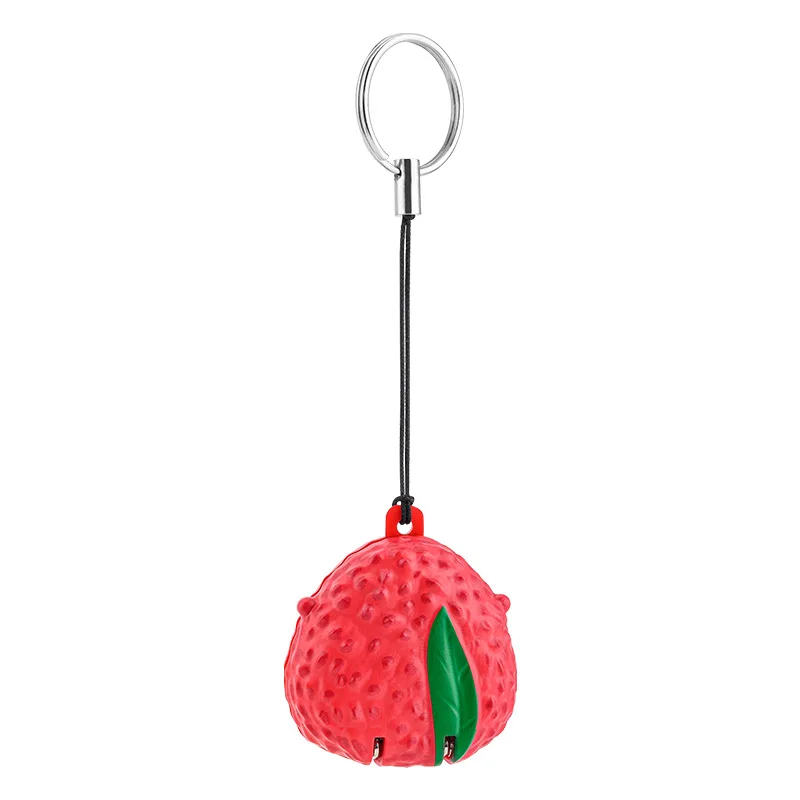Strawberries Design Folding Nail Clippers High-End Portable Manicure Tools Key Fob Fruit Themed Nail Clippers f Personal Hygiene