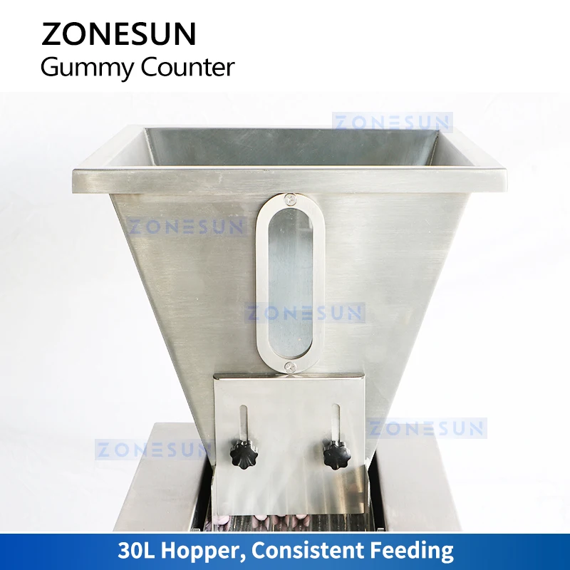 Zonesun Gummy Counting Machine Gummy Filling Machine Candy Counter Machine Candy Dispensing Equipment ZS-SLJ8