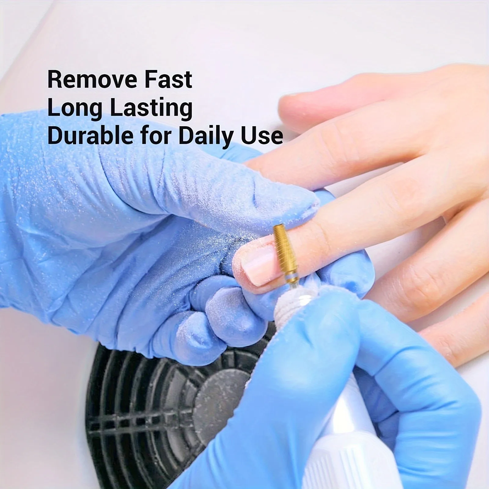 Broca para uñas profesional 5 en 1, versión multifuncional de carburo de tamaño mixto, adecuada para recortar uñas, cuidado de los pies, eliminación, Gel Polishi