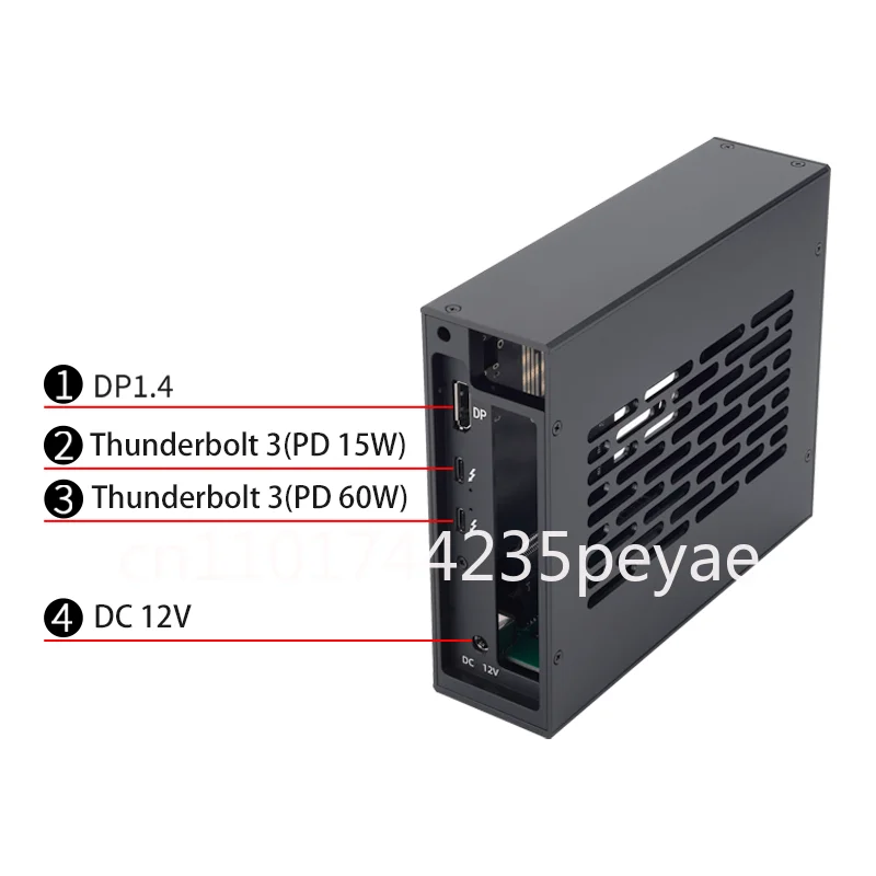 Spot Thunderbolt 3 To PCIE 3.0 X 16 PCI-E Expansion Box Mini Graphics Dock Stand By Audio Card Video Card Networking Card