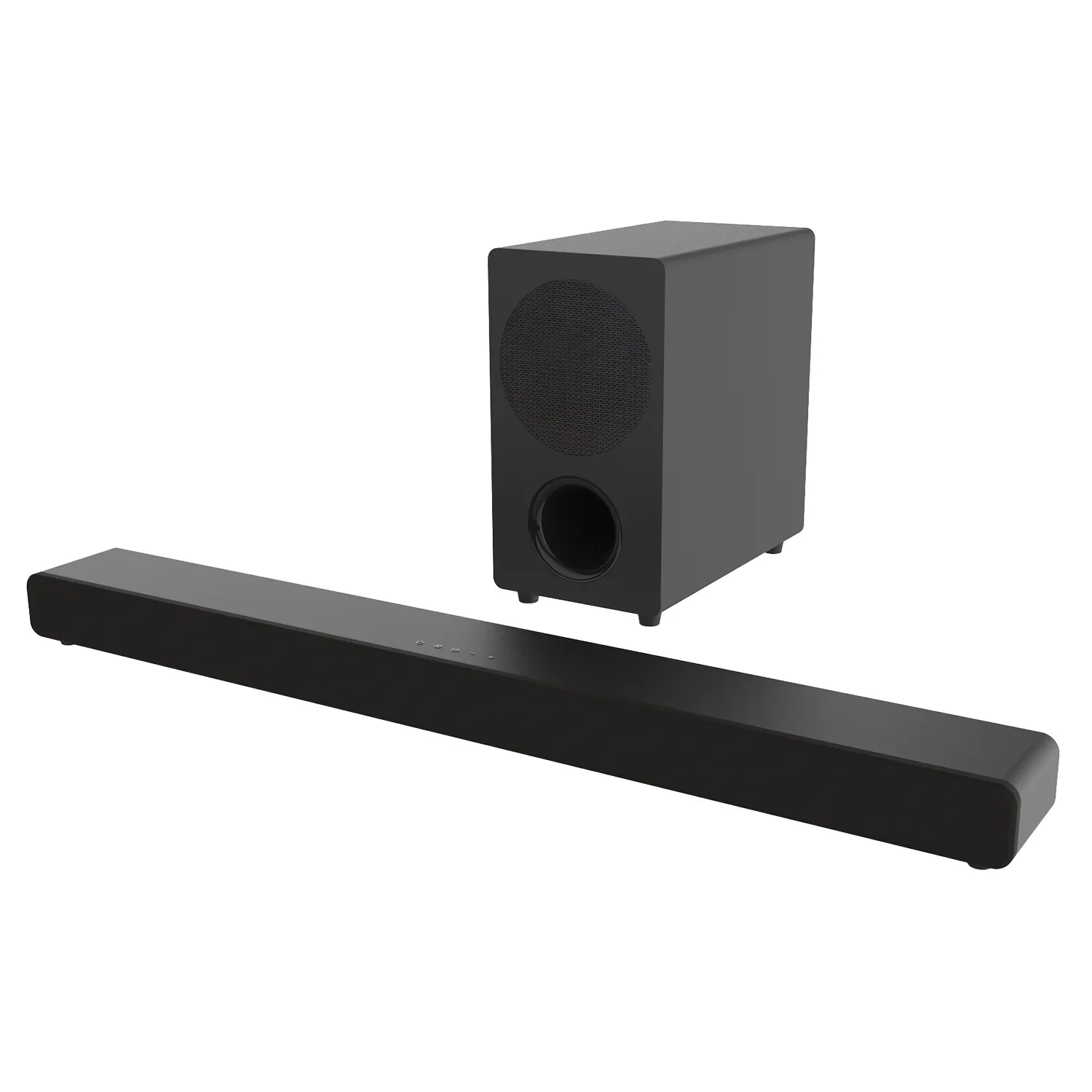 YYHC-125W high-power wireless indoor Bluetooth USB speaker, home theater style soundbar equipped with subwoofer and remote contr