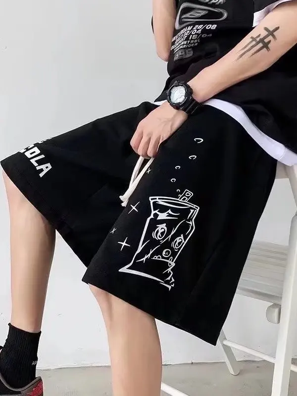 

Loose Men's orts Summer Thin Big Size Casual Pants Outerwear Trendy Brand Comfortable Fit Youthful Sle ket Detail