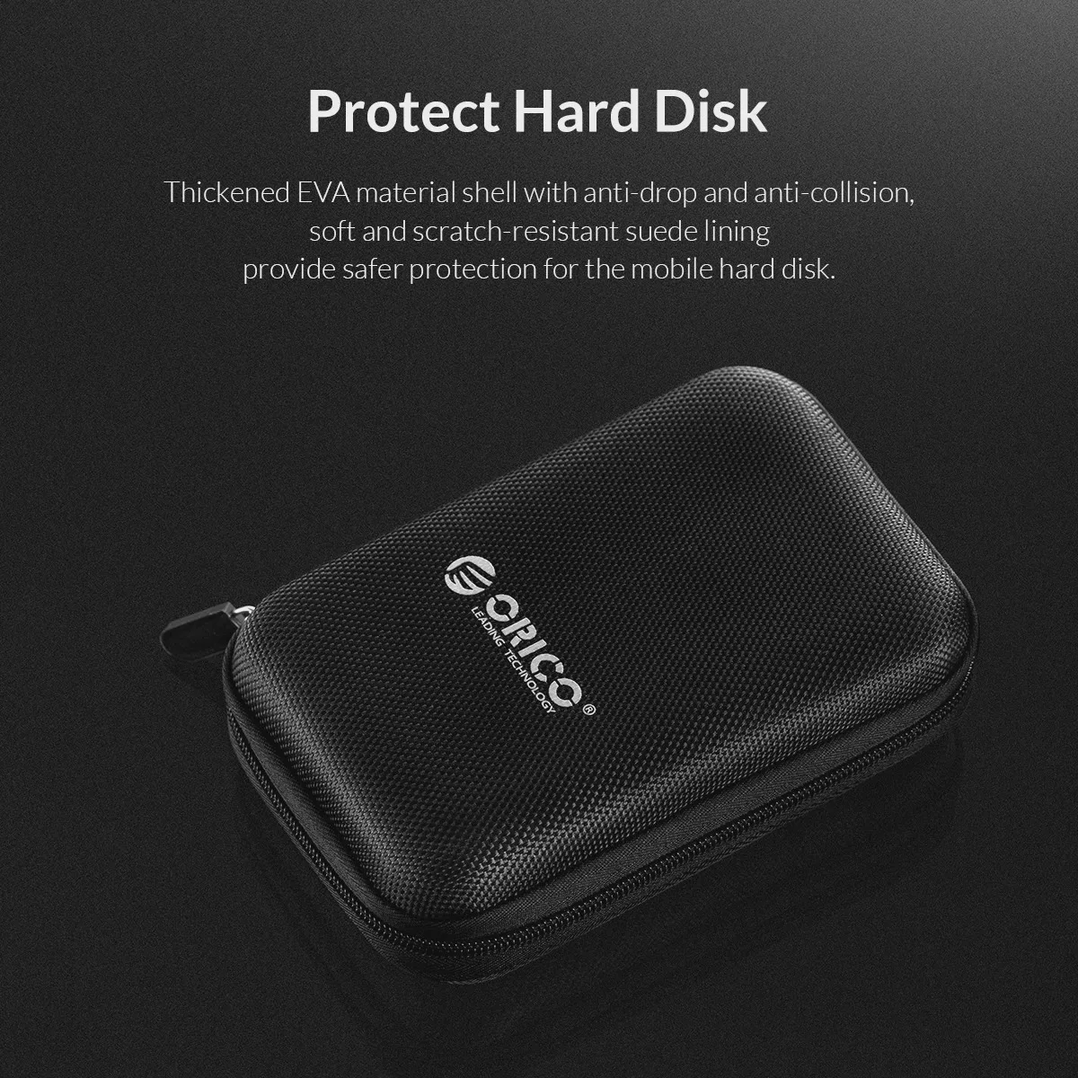 ORICO EVA Hard Shell 2.5 Inch External HDD Protective Bag Shockproof Portable Office Storage Case For External HDD Powerbank view 5