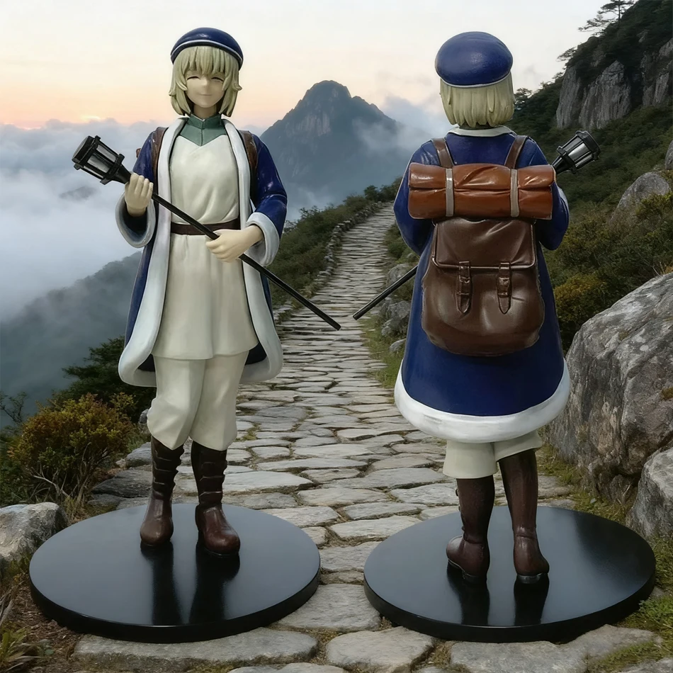 Figura de Anime Dungeon Meshi Falin Touden de 18CM, modelo de soporte, muñeca de juguete Marcille Donato, figura de acción de PVC, regalo de cumpleaños para niños