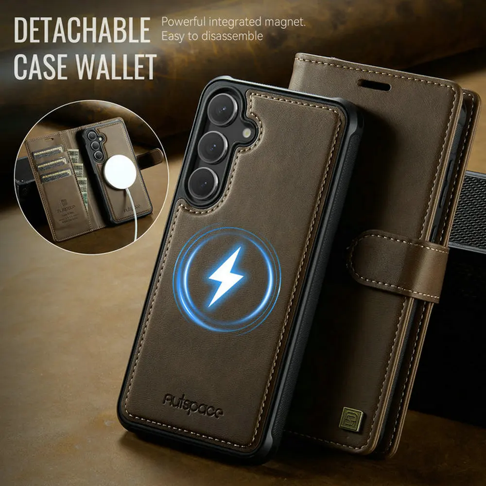 

Для Samsung S25 S24 Ultra 5G флип-чехол 2в1 съемный кожаный кошелек Funda для Samsung Galaxy S25 Edge чехол S24 S 25 Plus Cover