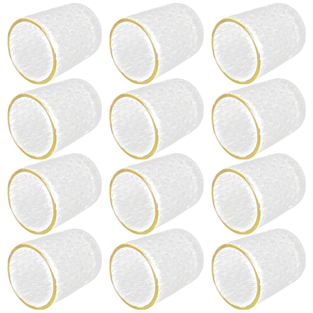 Juego de soportes de cristal de 12 Uds., soportes para candelitas transparentes elegantes para centro de mesa, cena romántica, decoración decorativa para boda