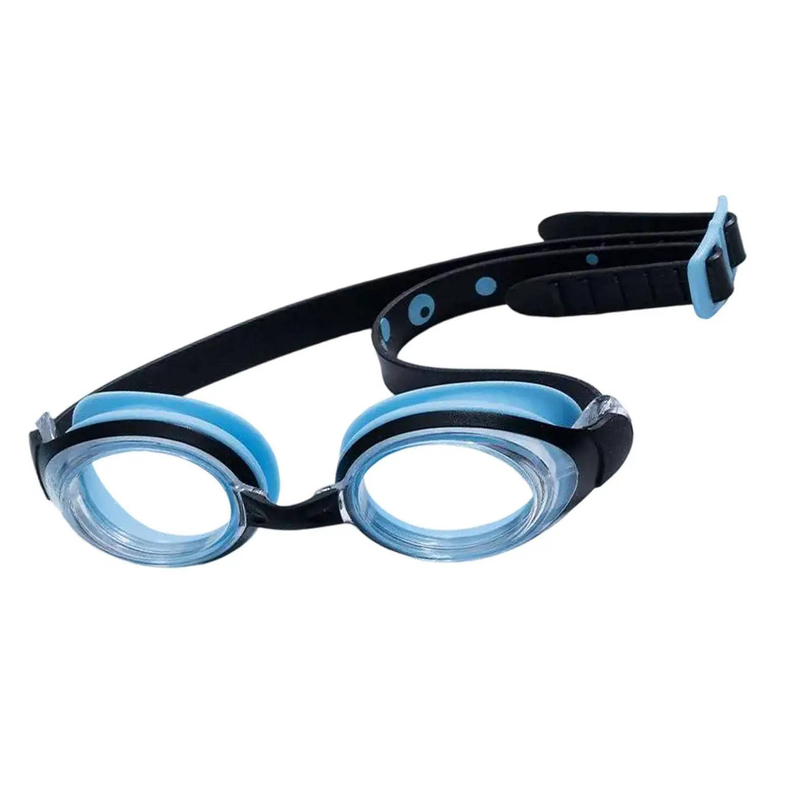 Anti Fog Kids Swimming Goggles with Flexible Nose Bridge Adjustable Band Pool Water Goggles for Child Outdoor Indoor Use