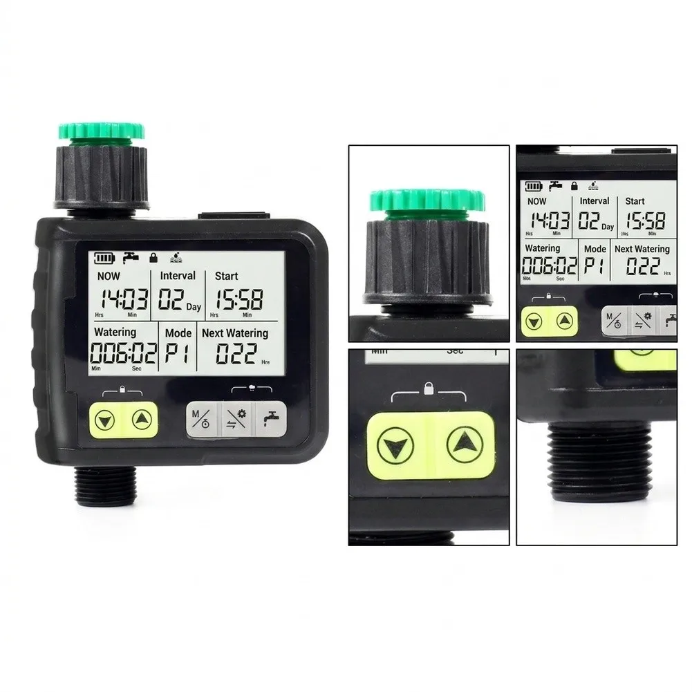 for Smart Water Timer Featuring Rain Detection and 9 Independent Scheduling for Orchards Berry Patches and Herb Rows