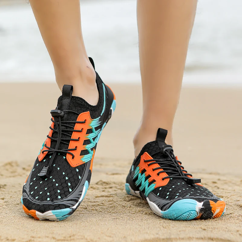 New Men's and Women's Five Finger Creek Tracing Shoes Swimming Shoes Outdoor Hiking Shoes Couple Multi functional Yoga Fitness S