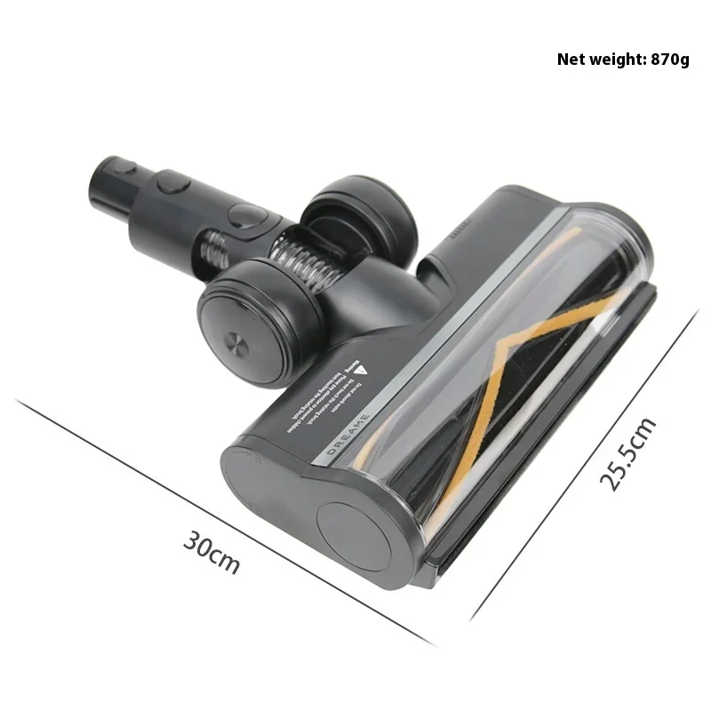 For Dreame R10 R20 R30 T20 T30 Floor Soft Roller Brush Head with LED Dust Lights Update Vacuum Electric Floor Brush Attachment