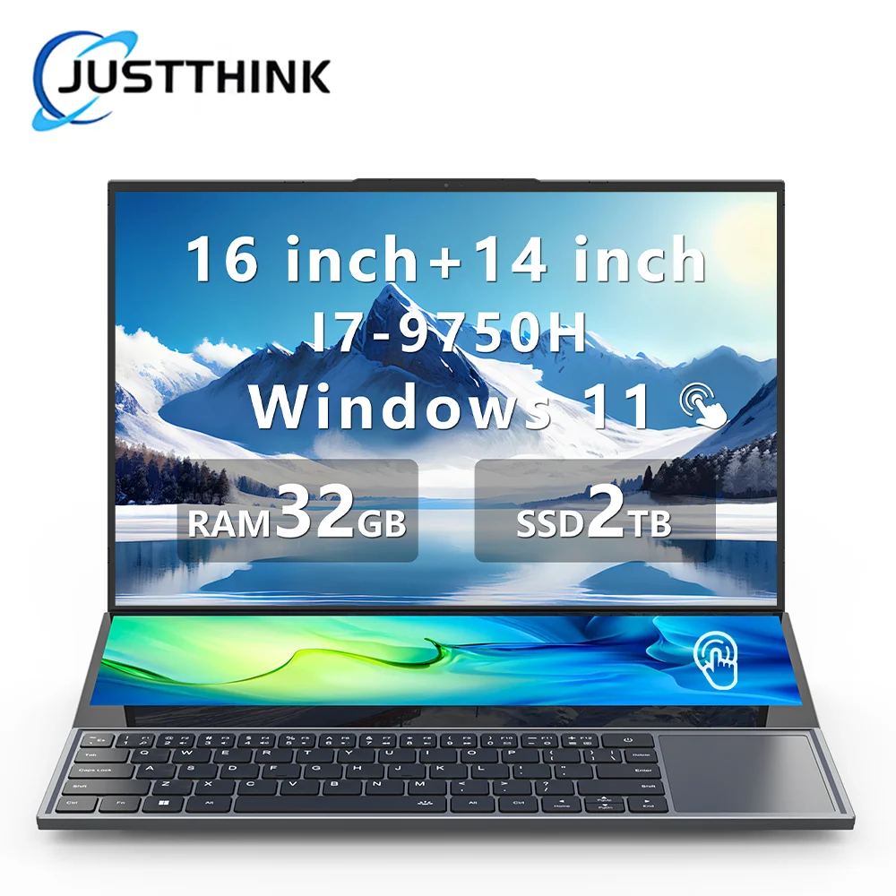 ノートパソコン Intel Core i7-9750H Windows11 ノートブック ダブル