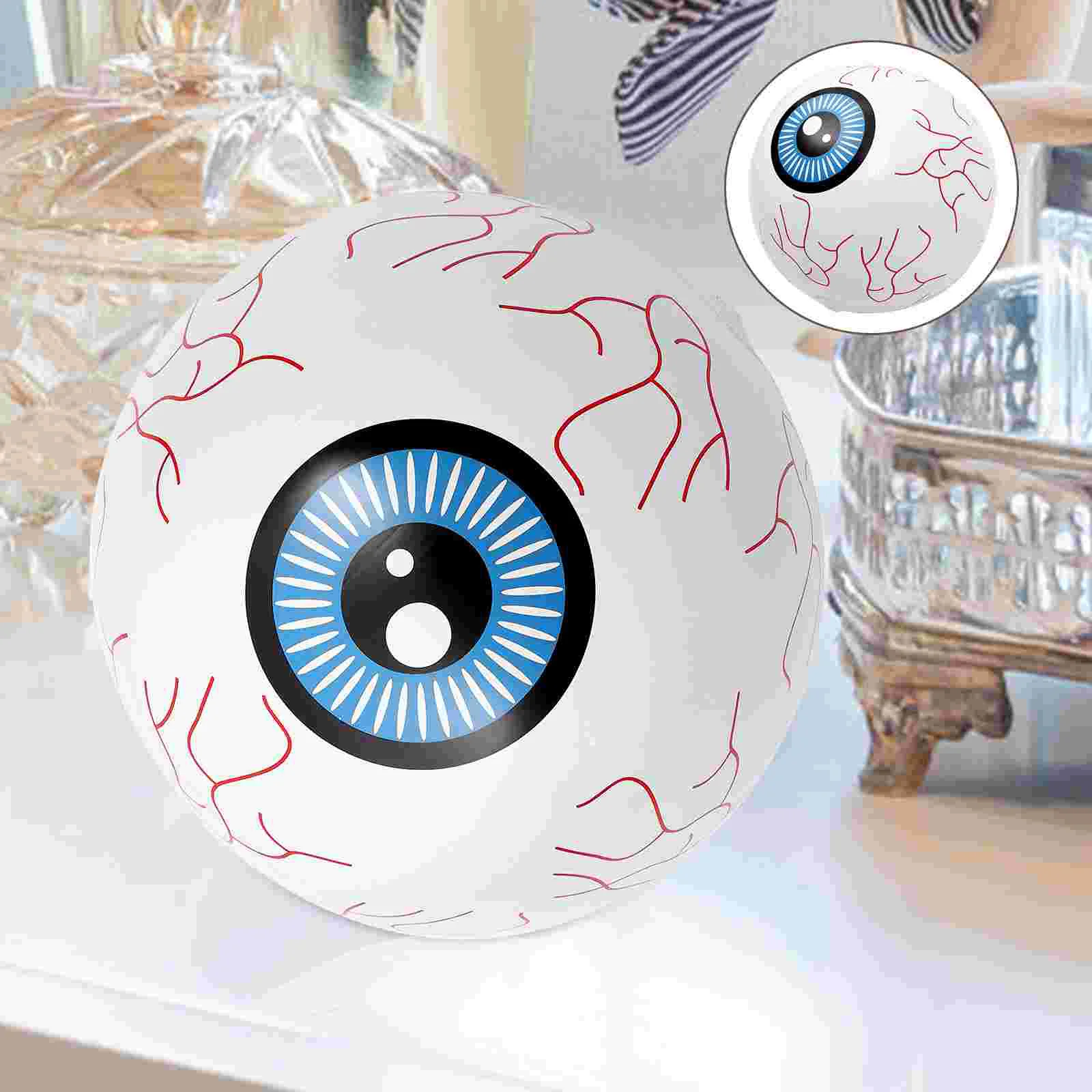 

Glowing Eyeball Model Halloween Party Decoration Inflatable Supplies Pvc Pool Lights Outdoor