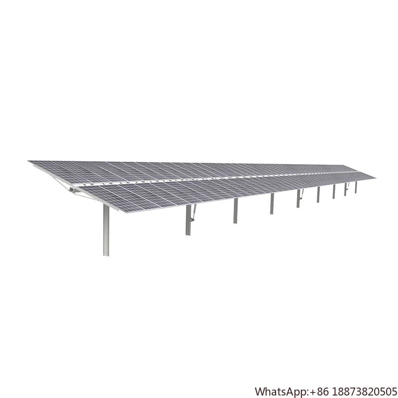 

Flat Single Axis Rotating Solar Panel Mount Structure Multi-Actuator Sun Solar Tracker