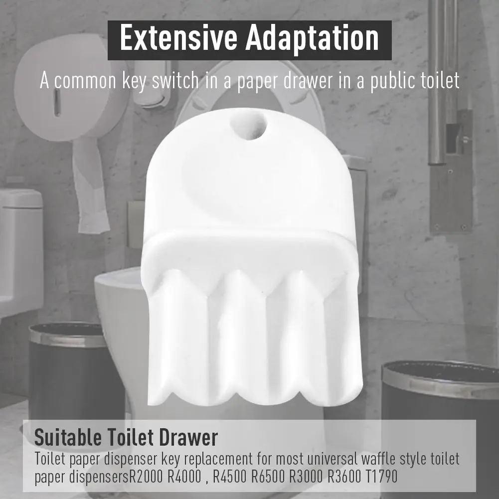 5pcs Georgia Pacific Toilet Paper Dispenser Key Universal With 2pcs Key Rings Compatible For Jbt Versatwin Ultrafold Series