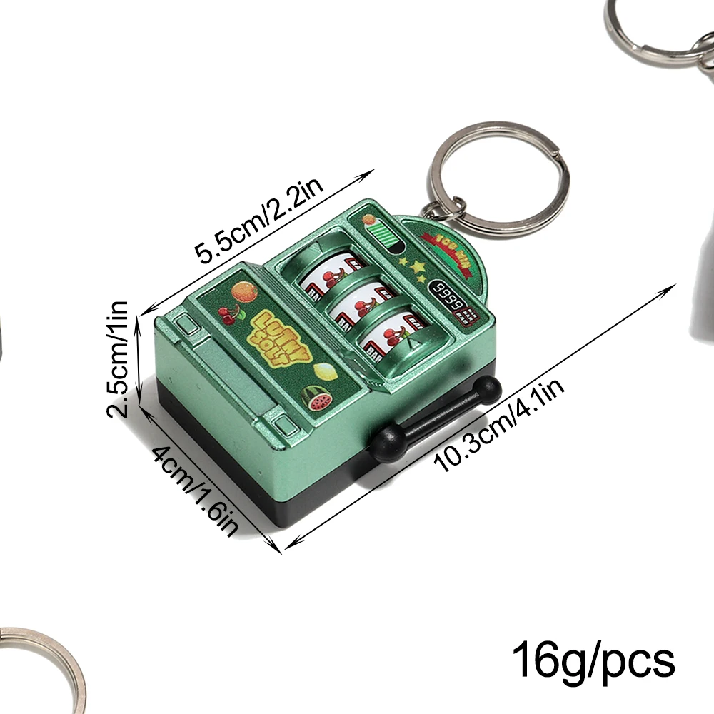 Mini-Spielautomat-Schlüsselanhänger: Personalisierter Glücksbringer für Auto und Schlüssel – Kreatives Geschenk-Accessoire – Detail 1