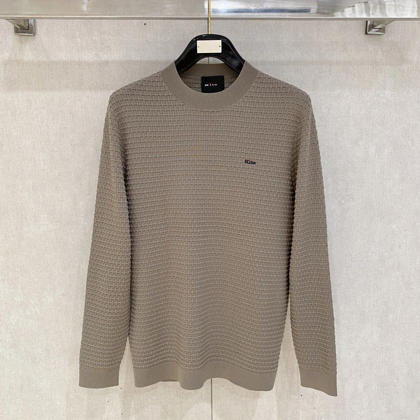 เสื้อสเวตเตอร์ถักคอวีผู้ชายไซส์ใหญ่ สไตล์ลำลองธุรกิจ โทนสีพื้นเรียบง่าย ดูดีมีระดับ สำหรับต้นฤดูใบไม้ร่วง