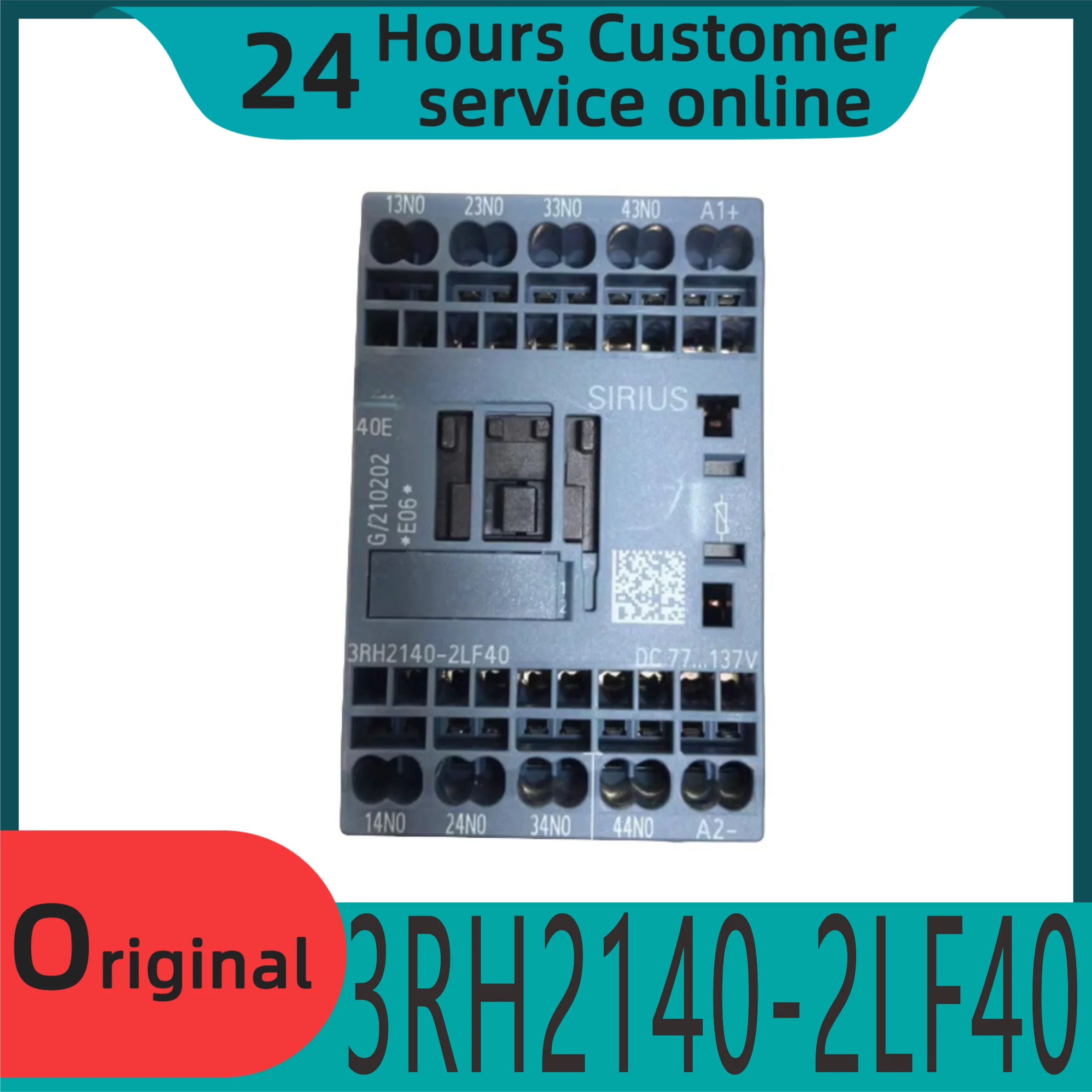 

New original contactor relay 3RH2140-2LF40 DC77-137V