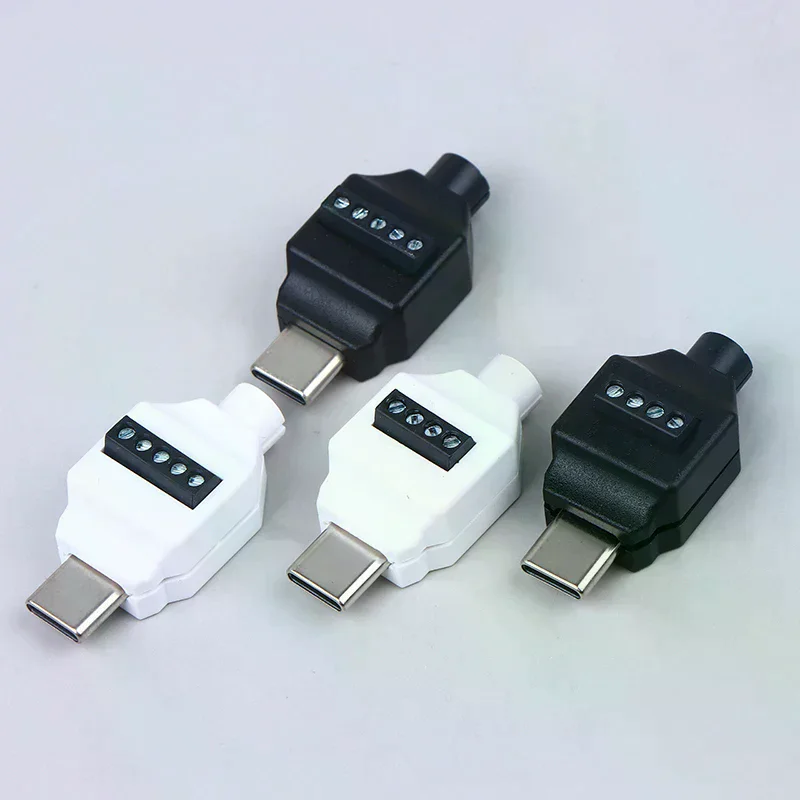Type C Solderless Small Plug USB C Data Cable Connector USB Soldering Free Connector For Mobile Phone Fast Charging Cable Repair