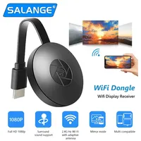 Salange G2 Mirascreen 1080P Display TV Dongle Media Clip on Laptop Receiver Streamer Adapter For TV Android Ios Mirror Screen