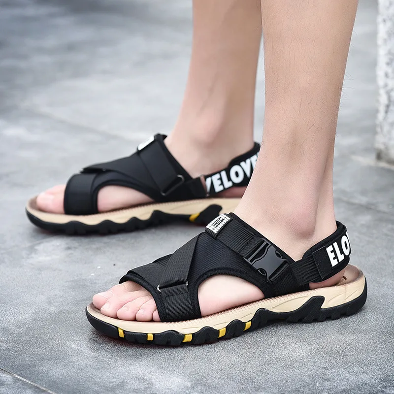 

New Men Sandals Summer Casual Shoes Beach Sandals Men Sandalias Hombre Outdoor Roman Style Water Sneakers Size 38-47