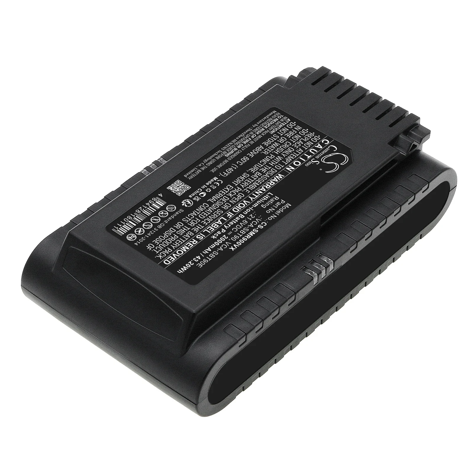 Li-ion Vacuum Battery for Samsung,21.6V,2000mAh,VS9000,VS20R9049S3/EU,VS20R9042S2/EU,VS15T7032R1/SA,Jet90,Jet75,VS20T7534T1/SH