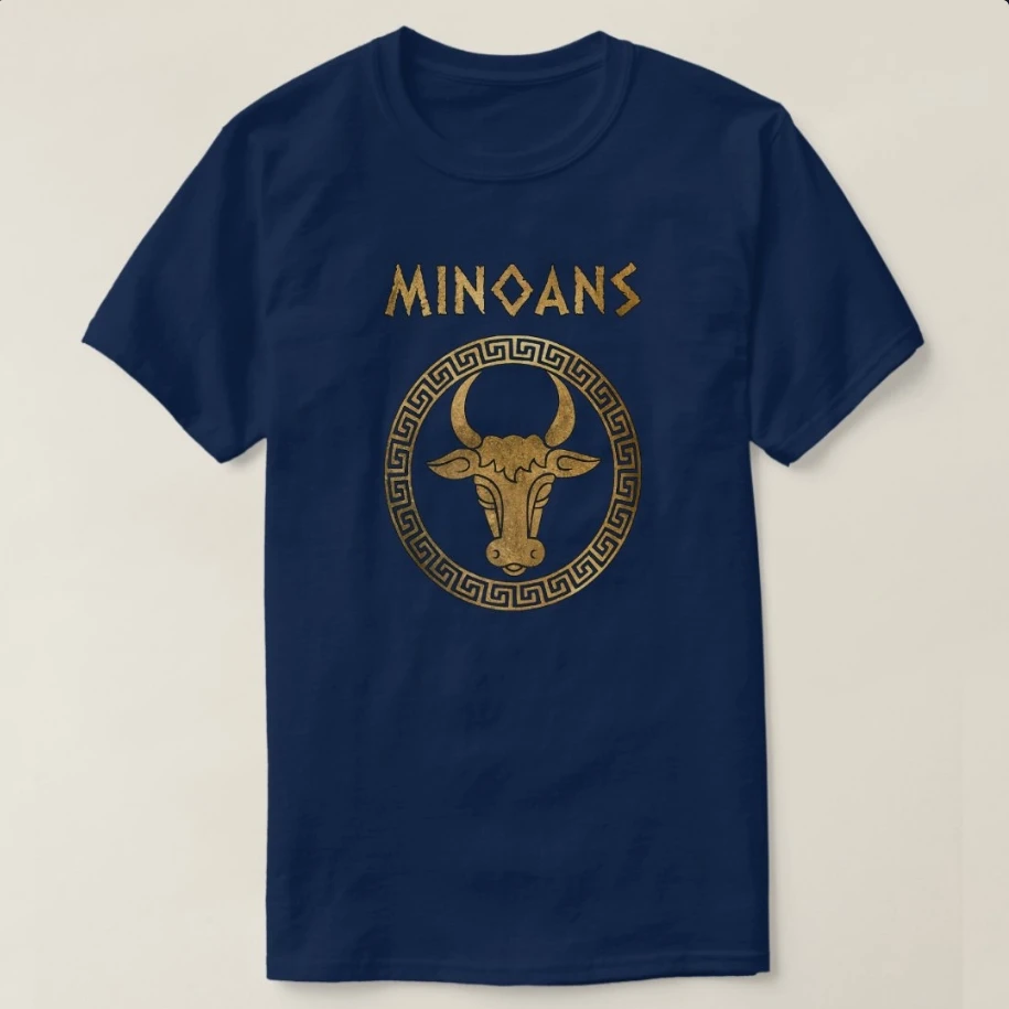 Minoans Bronze Age Greece and Ancient Crete Minoan T-Shirt 100% Cotton O-Neck Short Sleeve Summer Casual Mens T-shirt Size S-3XL