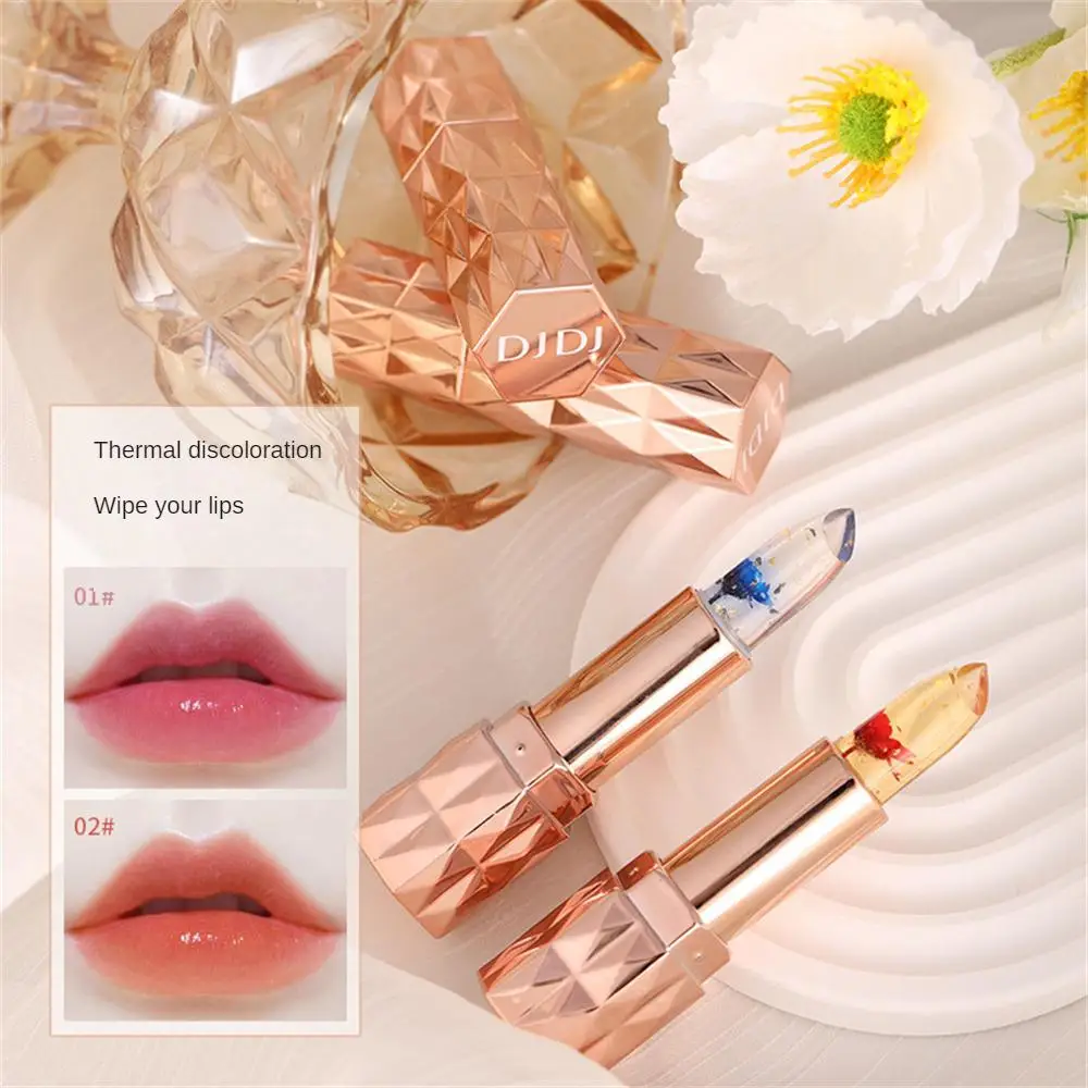 1/2/3PCS Temperature Change Lip Balm Enhance Complexion Hold Makeup Moisturize Jelly Temperature Change Lipstick