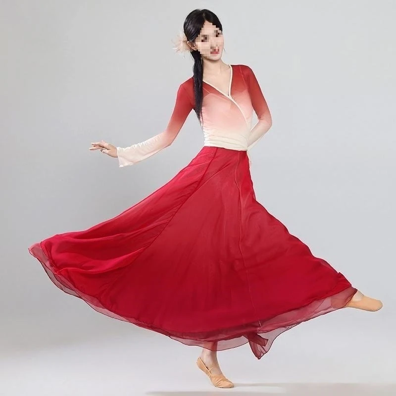 Klassischer Tanz, allmähliche Änderung von Oberteilen, Performance-Kleidung, Feen-Energie-Übungsset, Mullkleidung, alter Stil