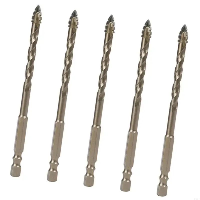 

P88F 5 Pieces Shank Eccentric Drill Bits for Versatile Cutting Tasks