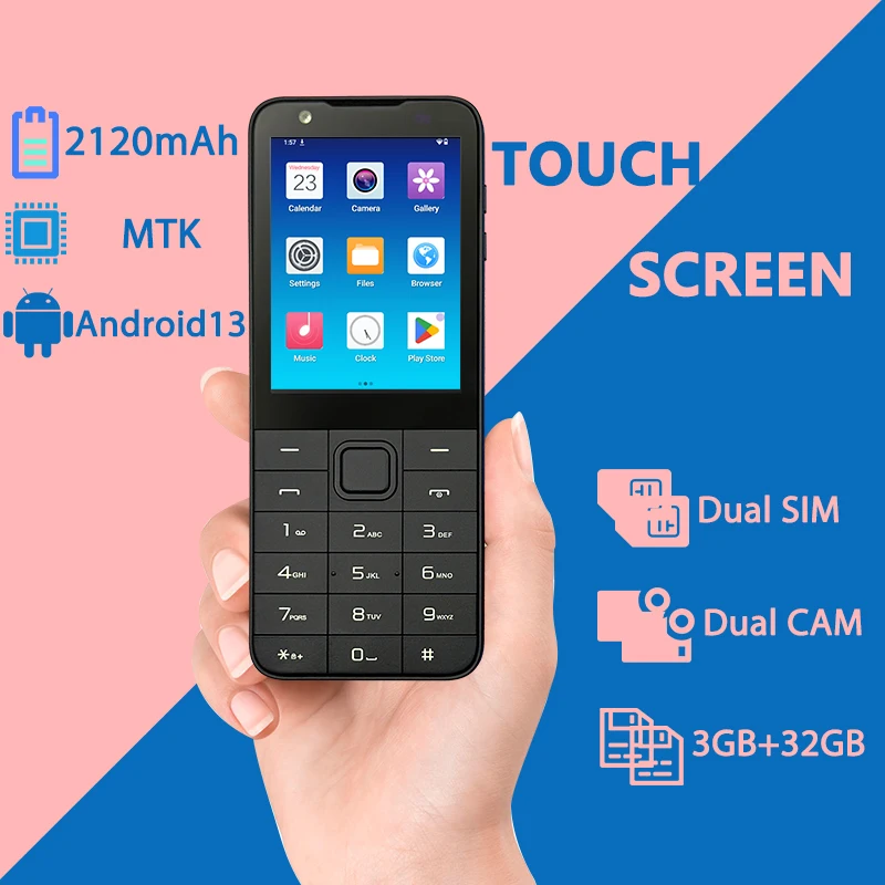 Hot MINI M5 Lightweight US 4G Verizon AT&T T-Mobile Dual SIM Dual Camera 32GB Google Touch Screen Keyboard Button Smartphone