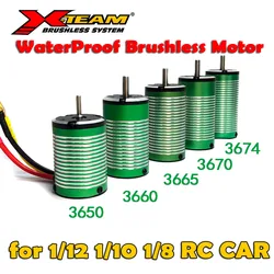 Waterproof X-Team 1/8 1/10 RC Car Brushless Motor 3650 3660 3665 3670 3674 Brushless Motor for Monster Racing Off-Road Boat